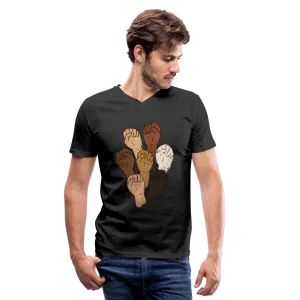 Black Lives Matter Men's V-Neck Tee