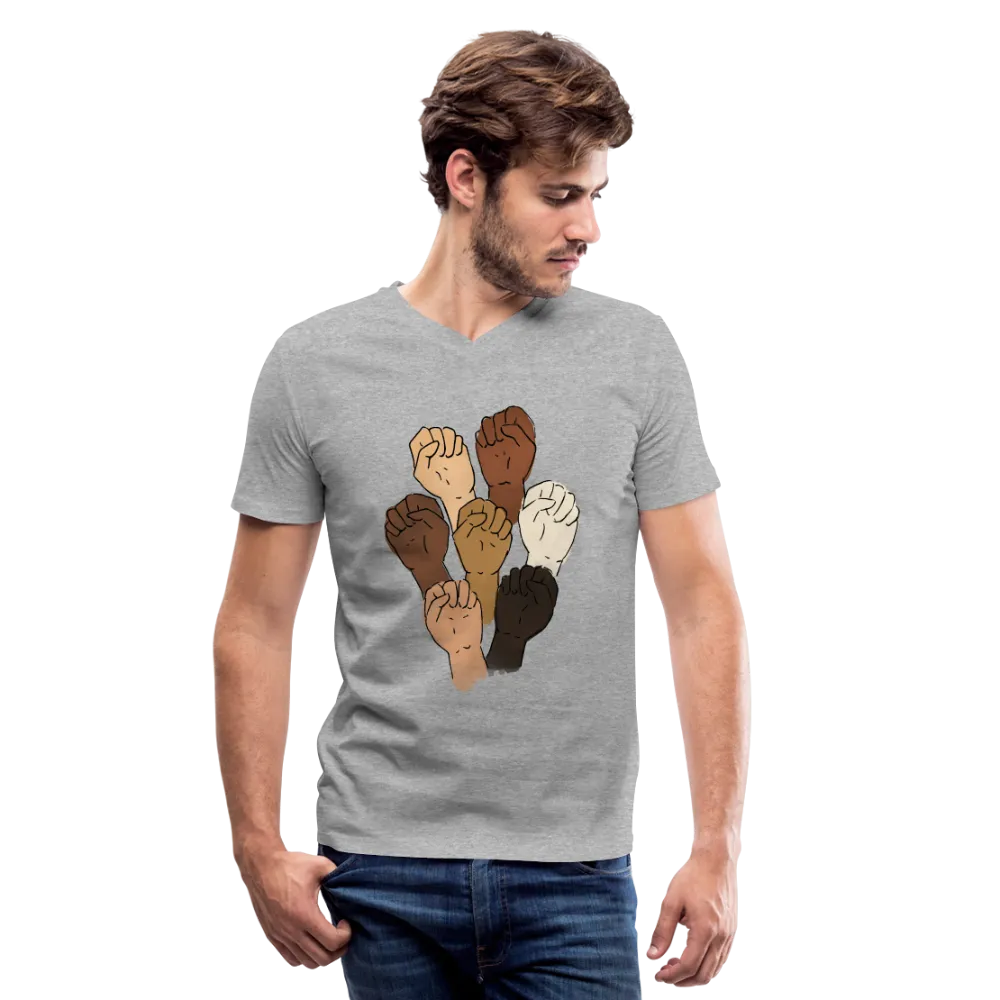 Black Lives Matter Men's V-Neck Tee