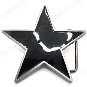 Black Star Belt Buckle