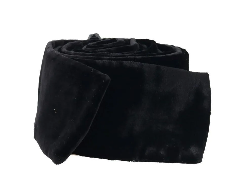 Black Velvet Wide Runway Catwalk Waist Belt