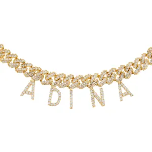 Block Name Pavé Chain Link Choker