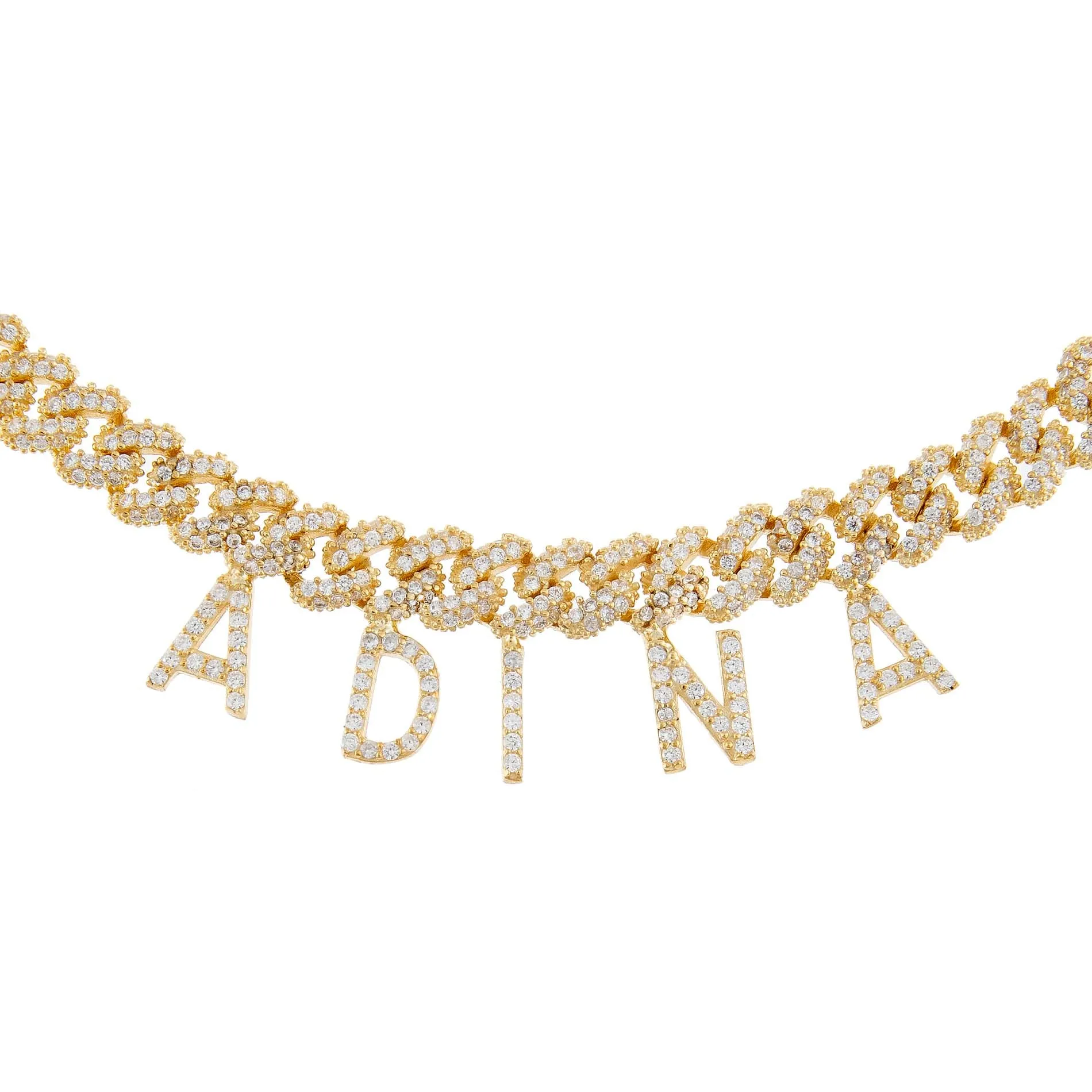 Block Name Pavé Chain Link Choker