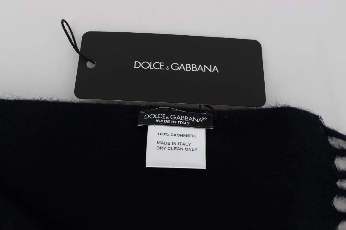 Blue Cashmere Scarf