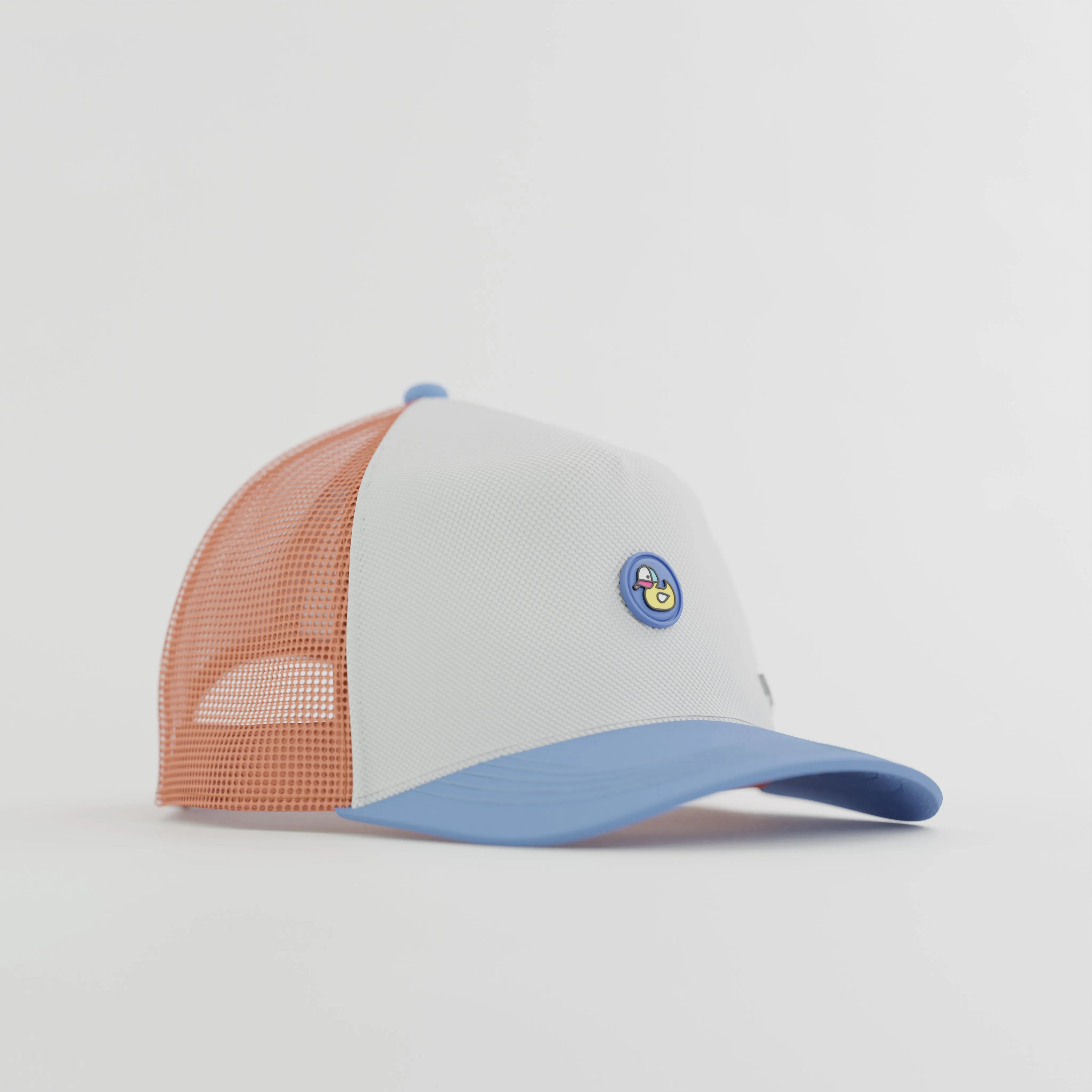 Blue Peach Trucker Cap