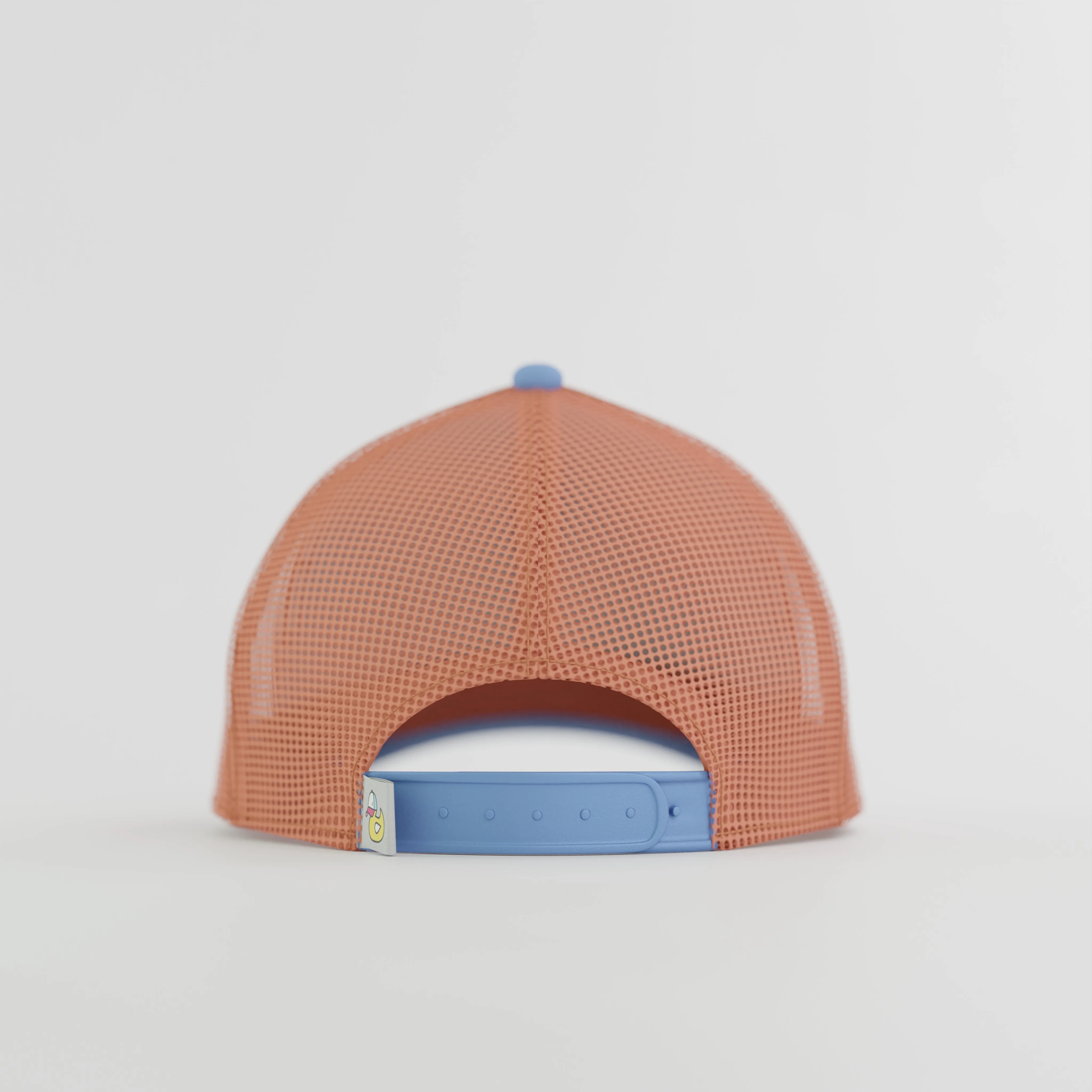 Blue Peach Trucker Cap