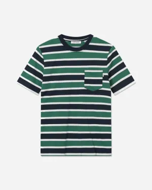 Bobby Striped T-shirt - Navy/Green