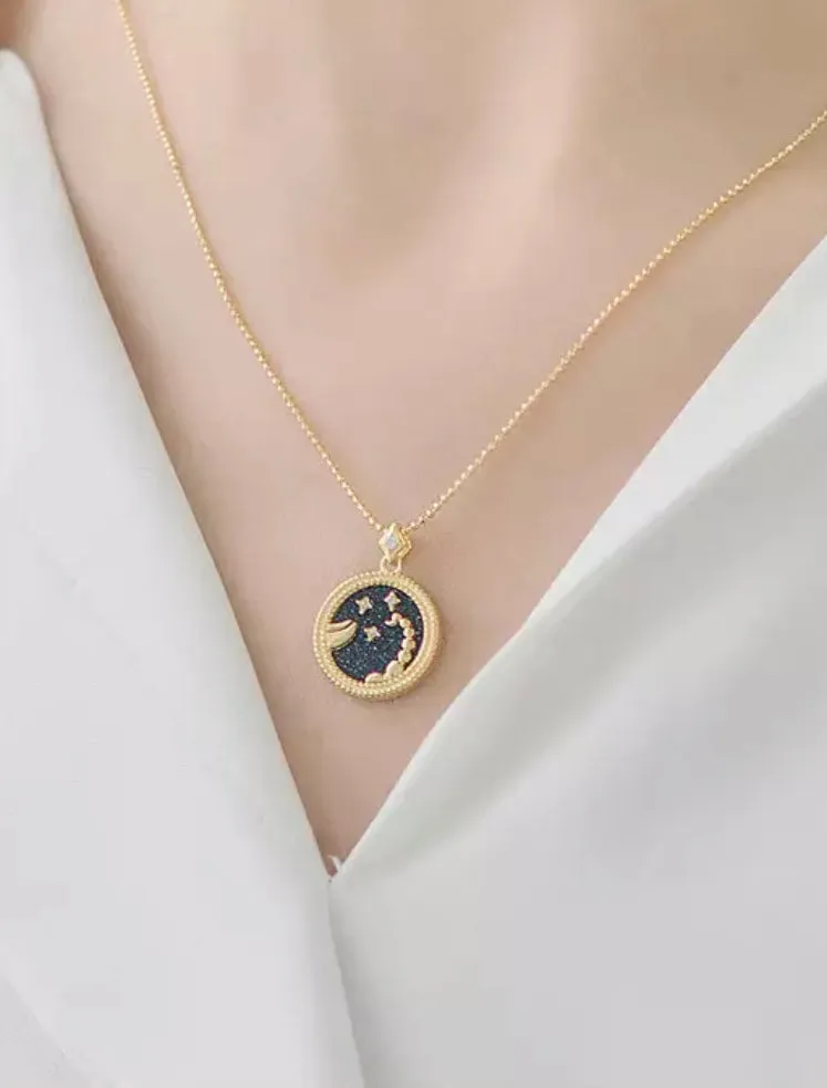Boho & Mala Sagittarius Horoscope Gold Necklace (Archer): November 22–December 21 APN1000