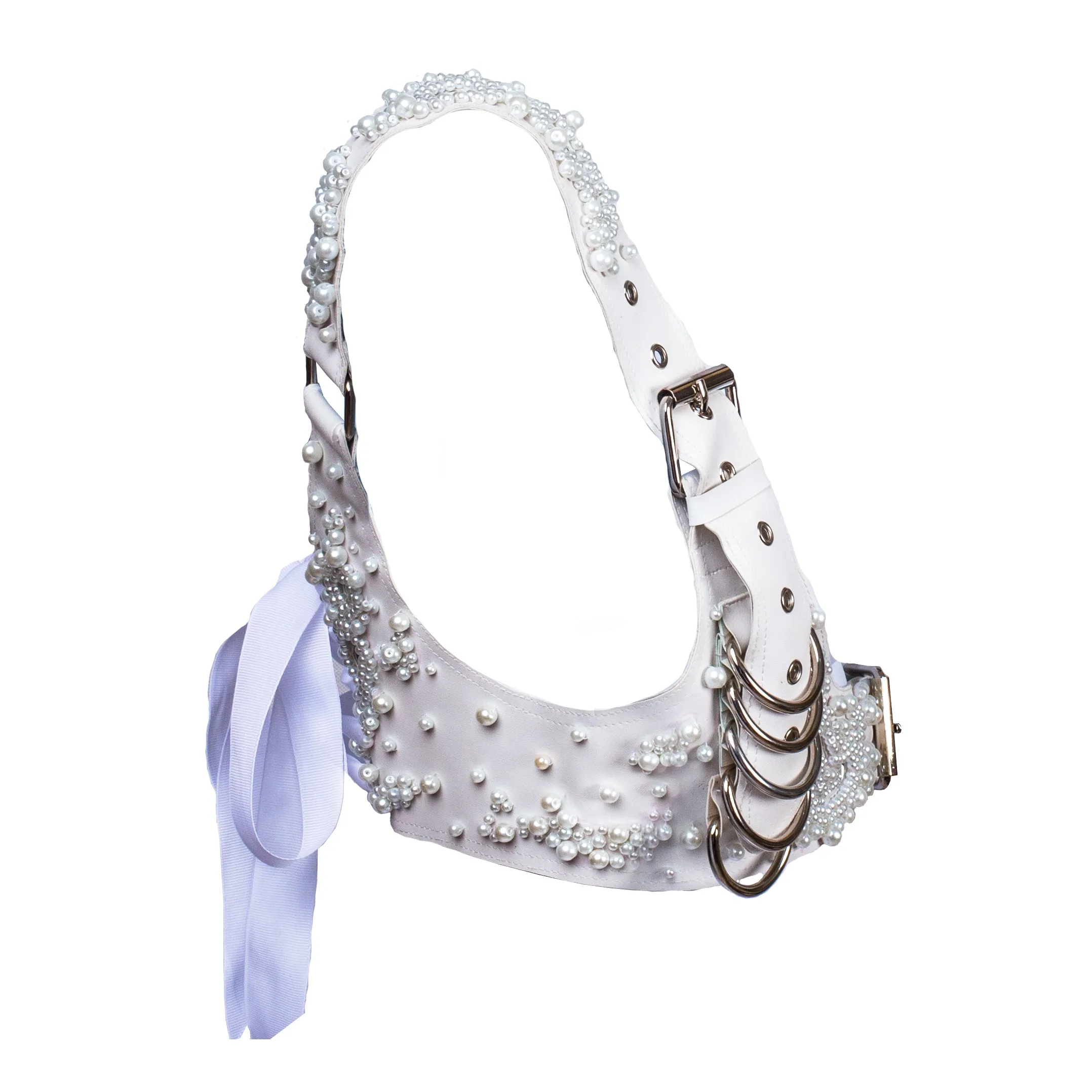Bound By Pearls Chest Harness