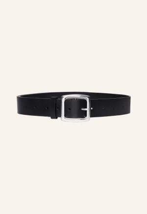 Boyfriend Belt - Black Silver