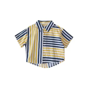 Boys' Summer Short-Sleeved Shirts and Tops