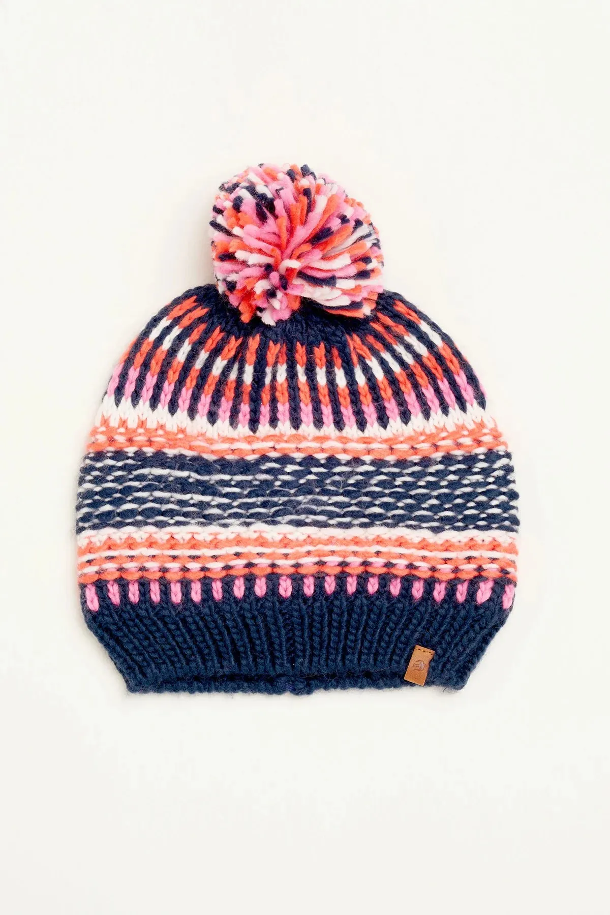 Brakeburn - Textured Stripe Knitted Hat & Matching Scarf - Gift Pack