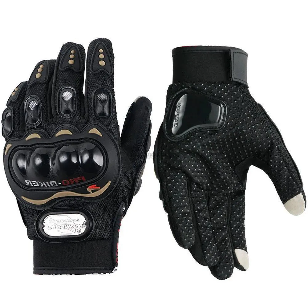 Breathable Full-Finger Motorcycle Touchscreen Gloves – Protective