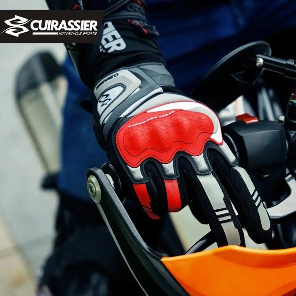 Breathable Full-Finger Motorcycle Touchscreen Gloves – Protective