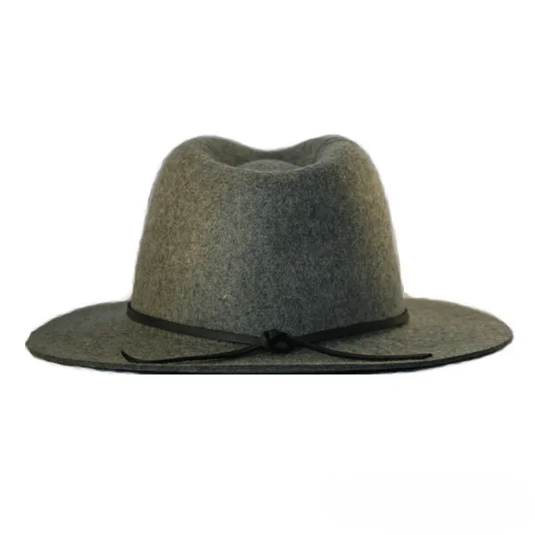 Brixton - Wesley Fedora Hat - Grey SALE