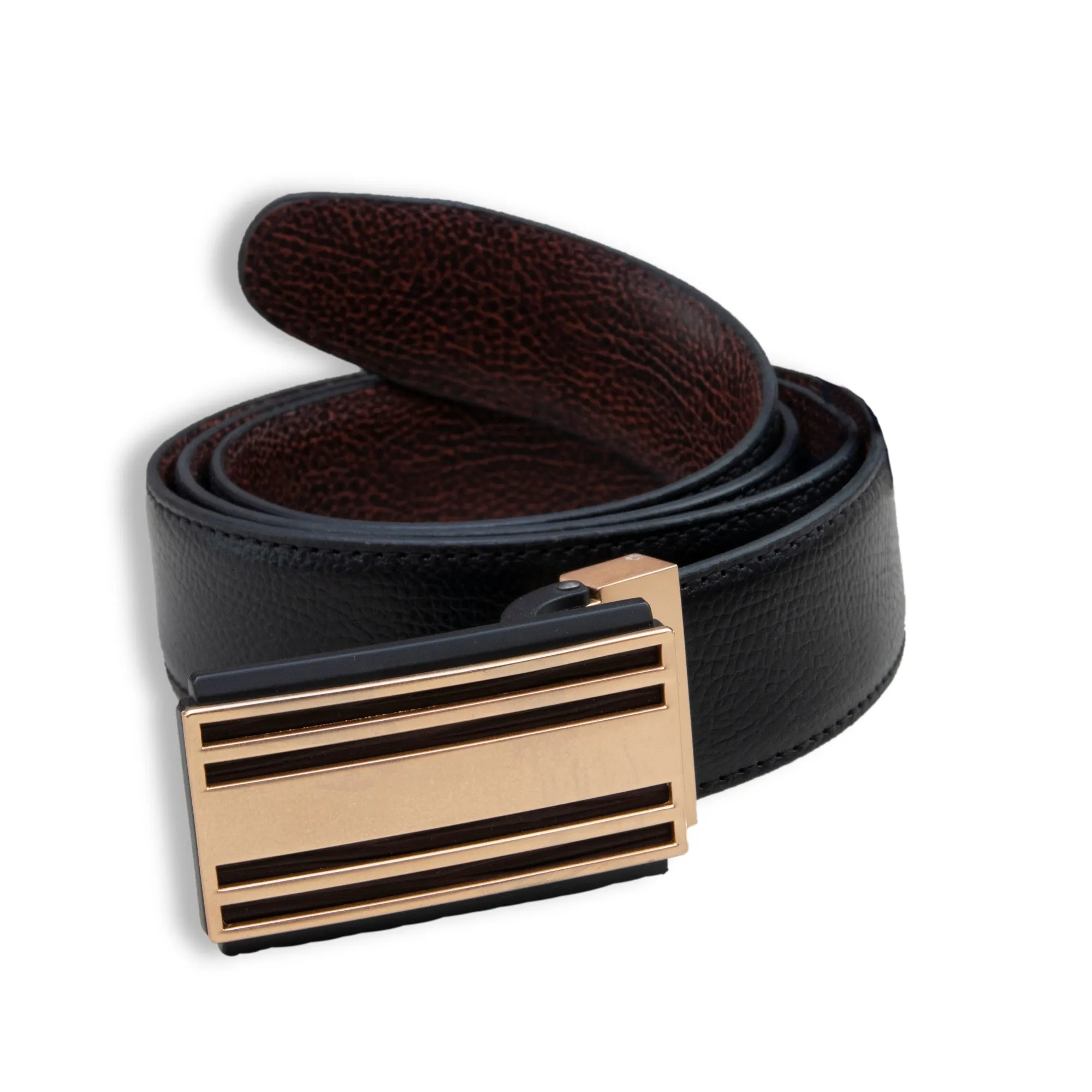 Brown Creased Effect Belt