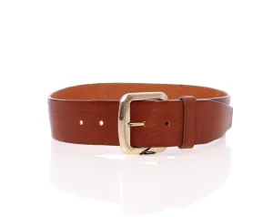 Brown Leather Buckle Belt