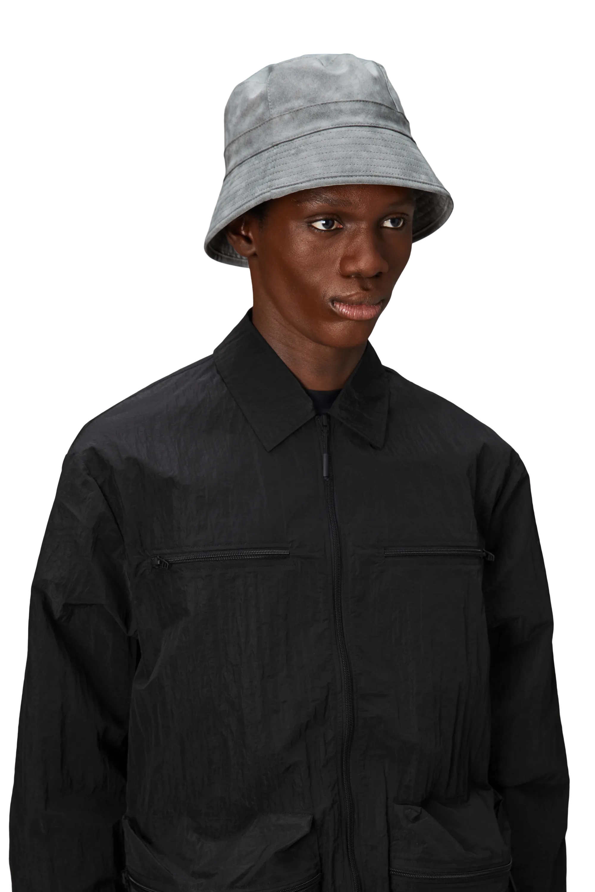 Bucket Hat W2 M/L-Distressed grey
