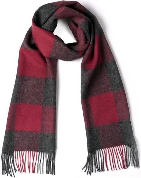 Buffalo Checkered Alpaca Scarf