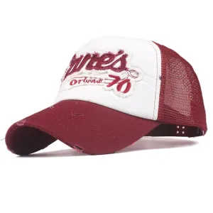 Burgandy Light Bird Stylish Baseball Hats for Men - Adjustable Relaxed Fit Cool Strapback Caps