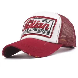Burgandy Light Bird Stylish Baseball Hats for Men - Adjustable Relaxed Fit Cool Strapback Caps