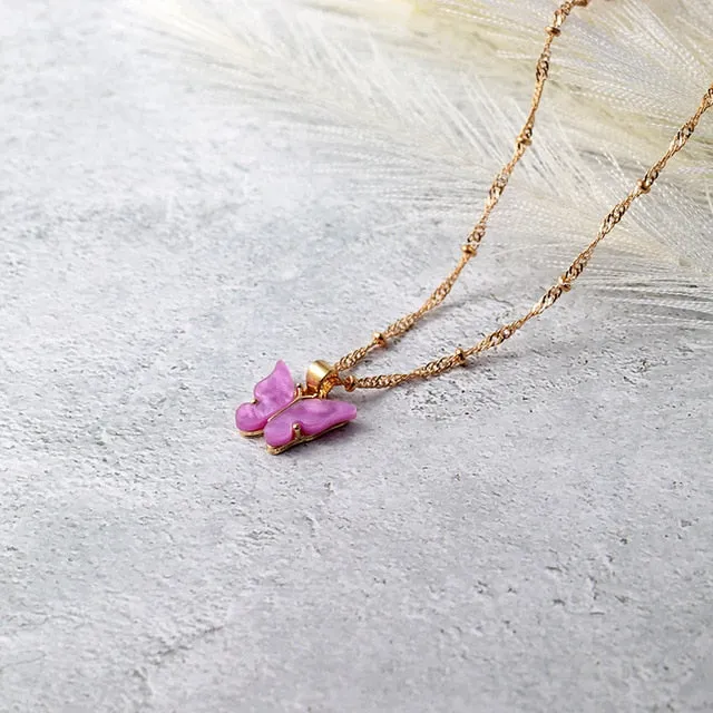 Butterfly Statement Necklace