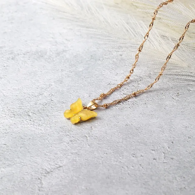 Butterfly Statement Necklace