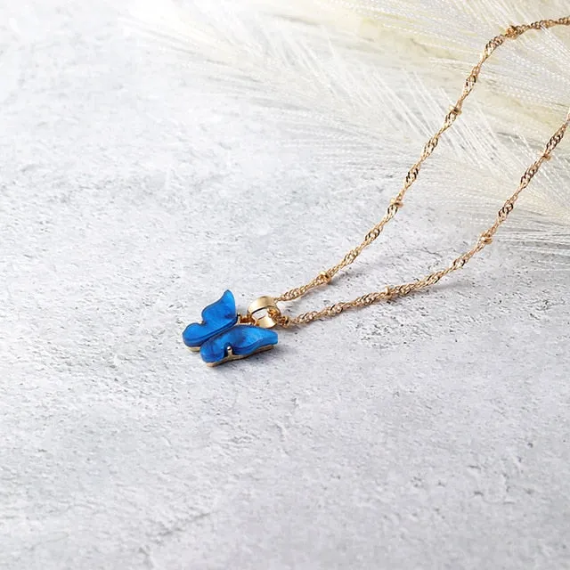 Butterfly Statement Necklace