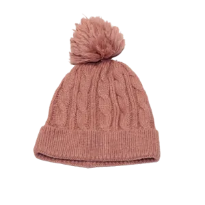 Cable Knit Bobble Hat