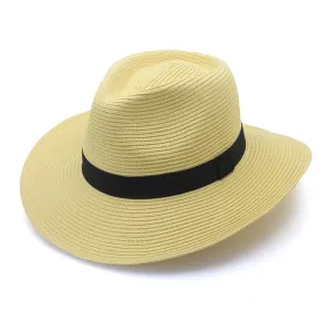 Café Fedora Hat - Butter Yellow