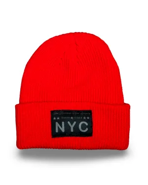 Callender NYC Fisherman Beanie - Red