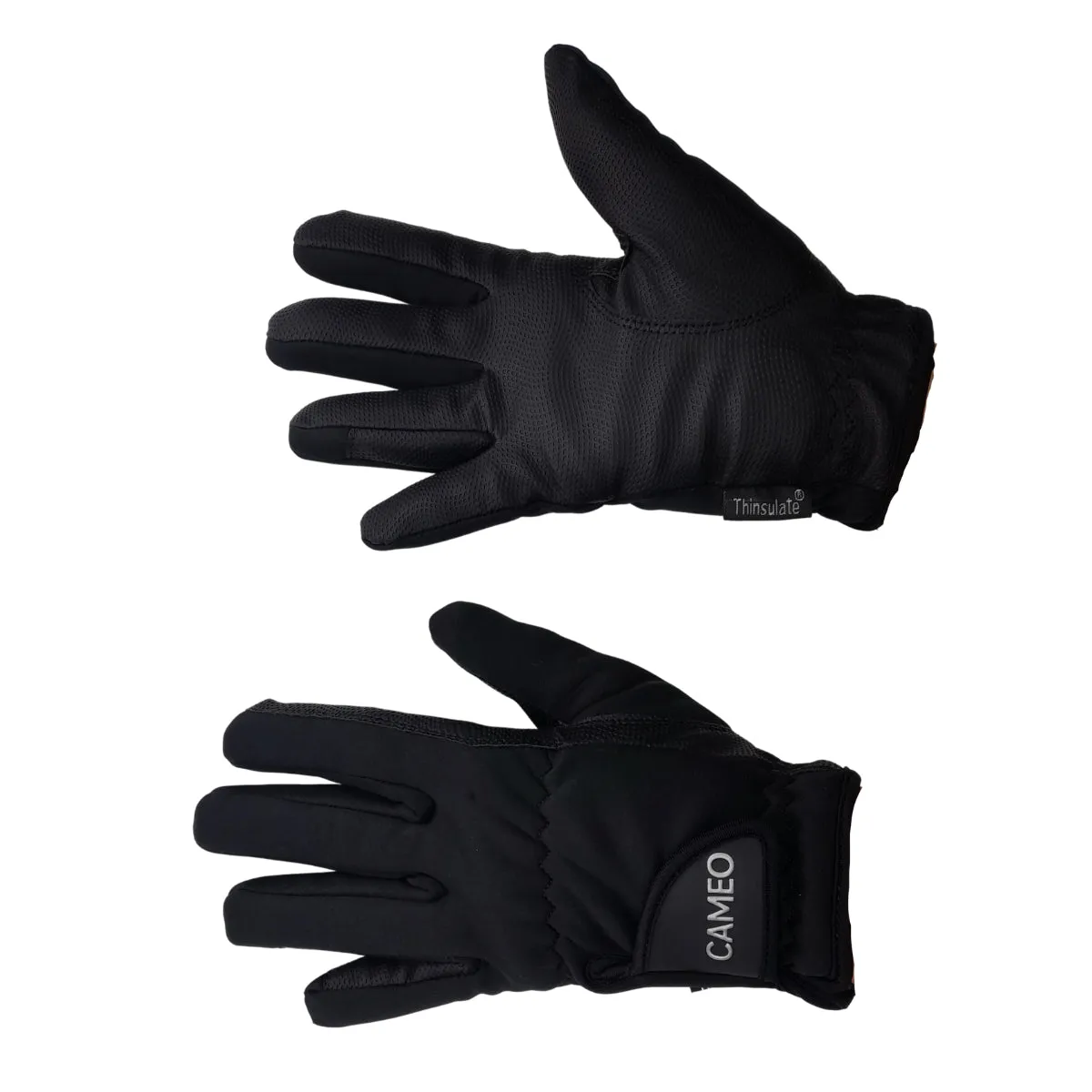 Cameo Equine Premium Winter Thermo Riding Gloves, Warm Non-Slip Grip