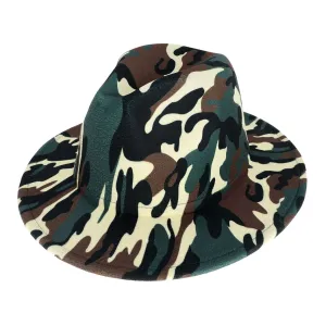 Camouflage Fedora Hat