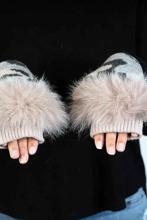 Camouflage Fingerless Gloves