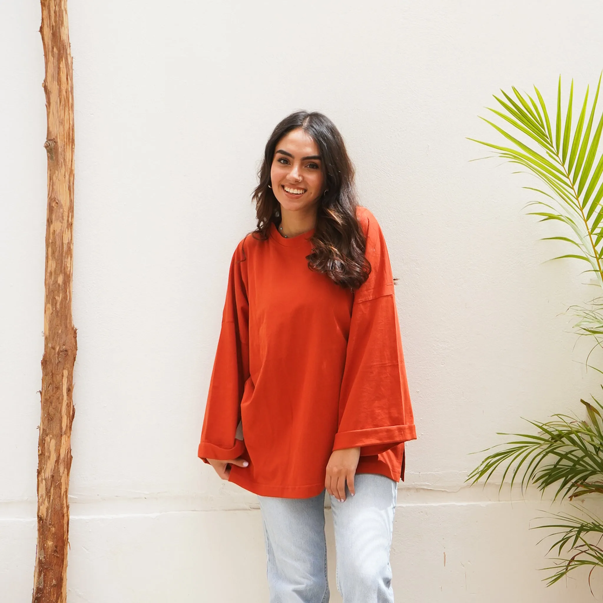 Candy Apple Oversized Blouse
