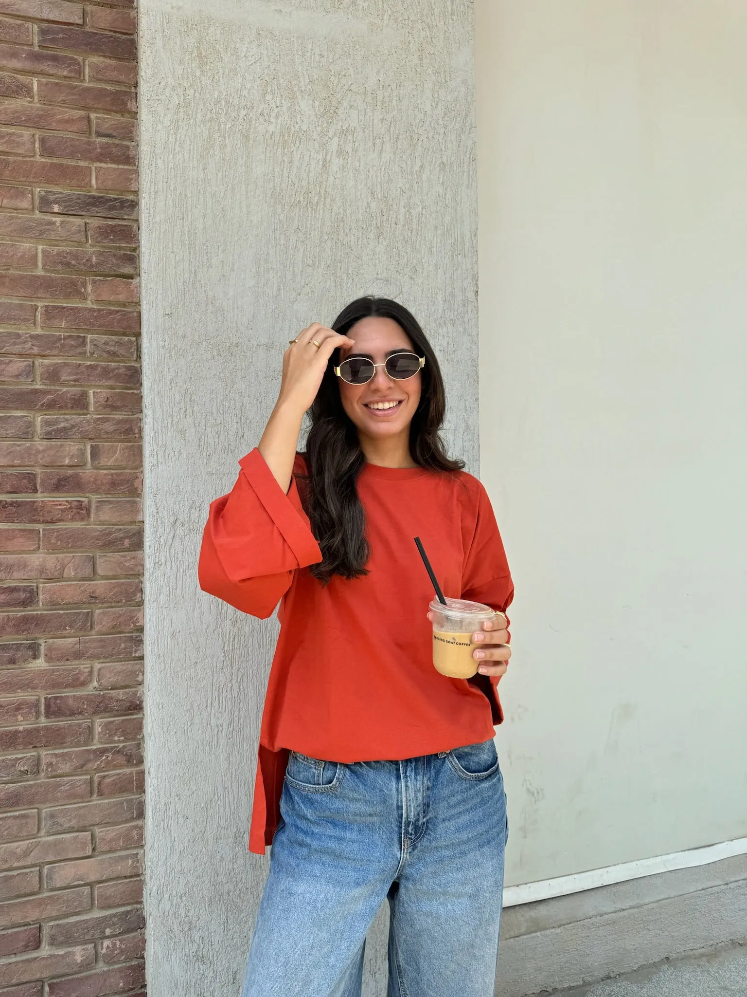 Candy Apple Oversized Blouse