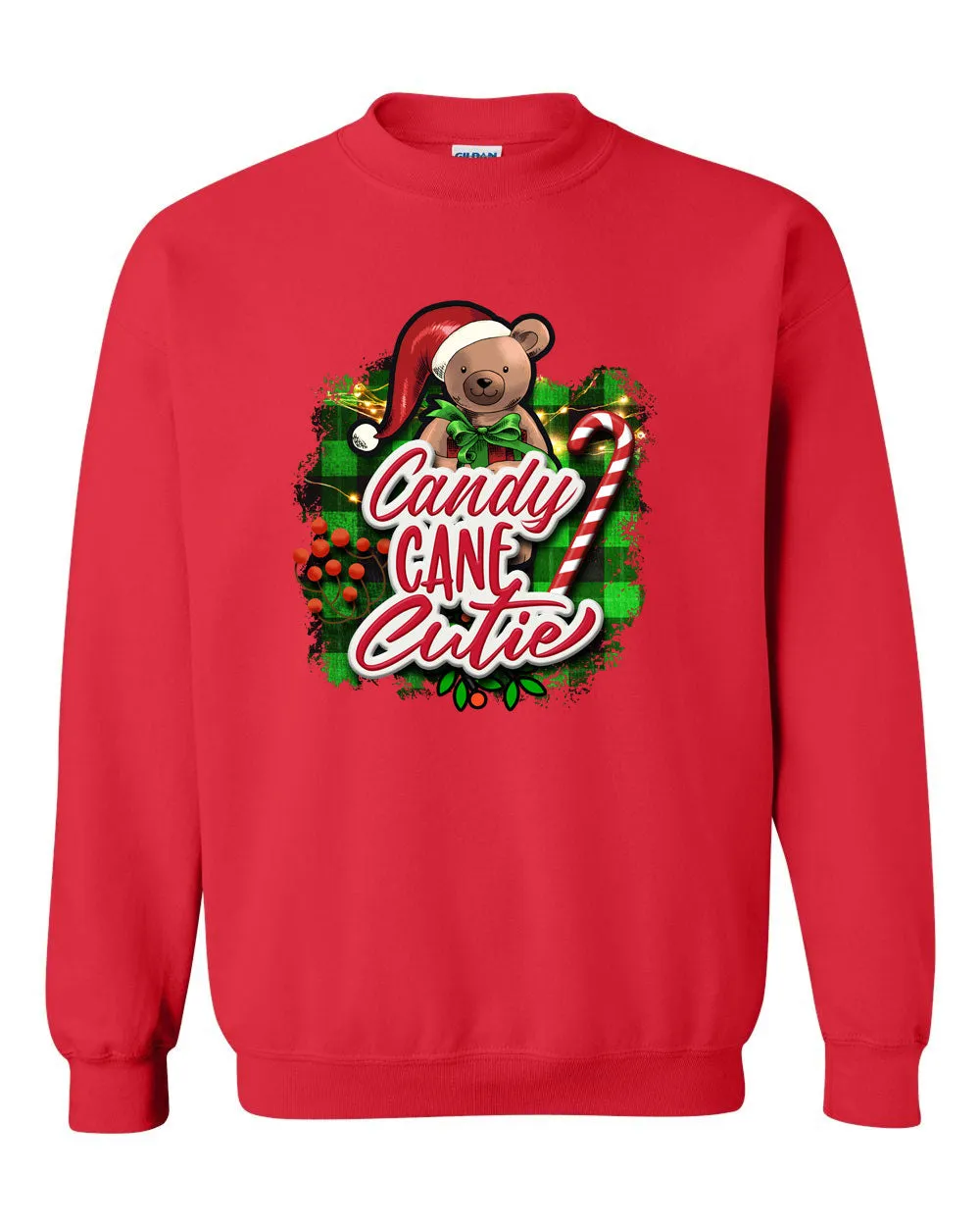 Candy cane Cutie Christmas Sweatshirt, Holiday Sweatshirt