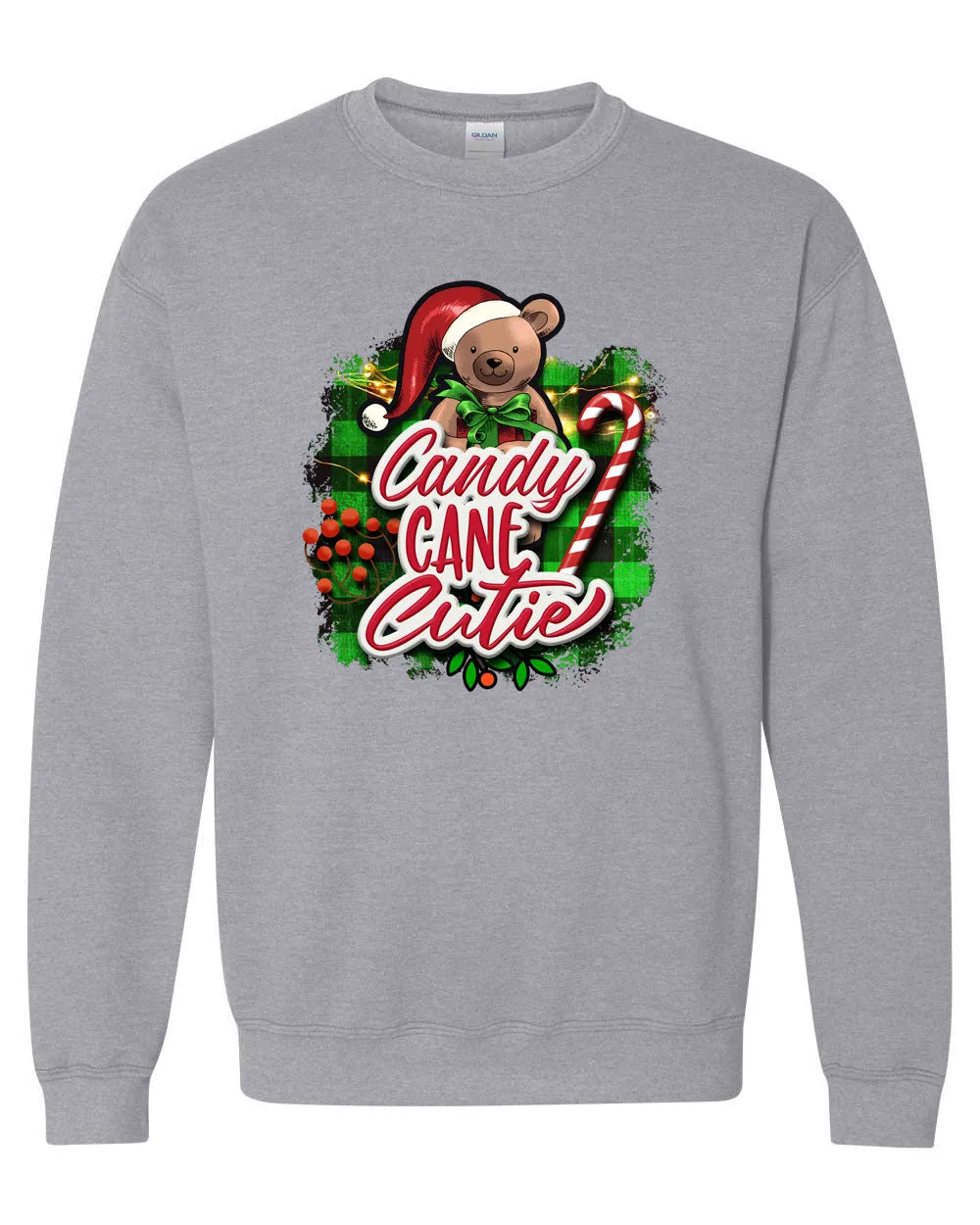 Candy cane Cutie Christmas Sweatshirt, Holiday Sweatshirt