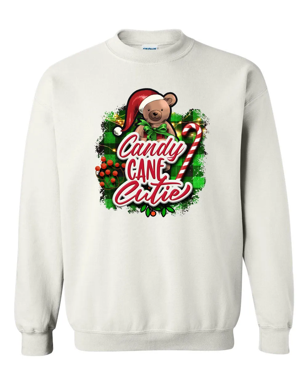 Candy cane Cutie Christmas Sweatshirt, Holiday Sweatshirt
