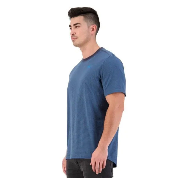 Canterbury Men's Fundamentals Micro Striped Short Sleeved Tee - India Ink