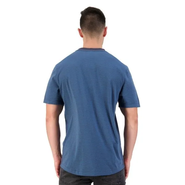 Canterbury Men's Fundamentals Micro Striped Short Sleeved Tee - India Ink