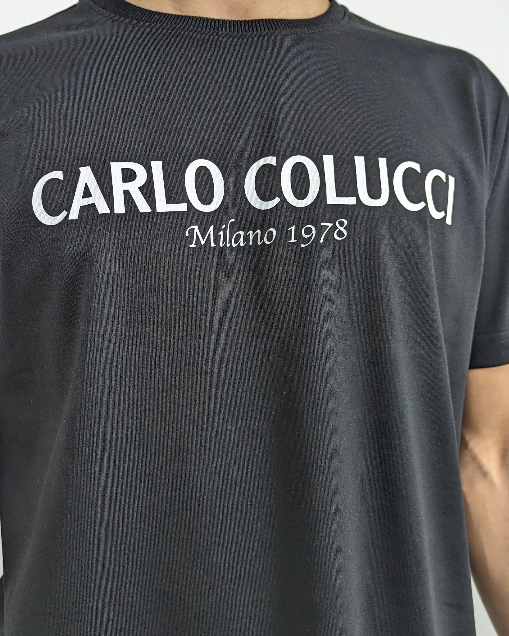 Carlo Colucci Basic T-Shirt Black