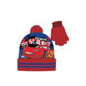 Cars 2 Piece Beanie & Glove Set