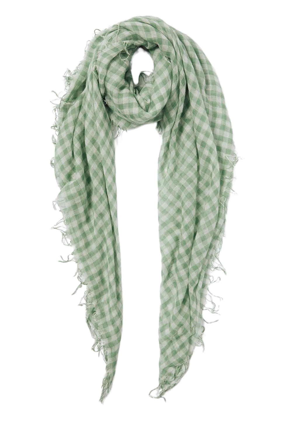 Cashmere and Silk Scarf in English Ivy