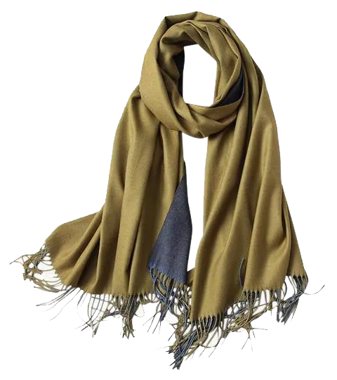 Cashmere Two-Tone Wrap
