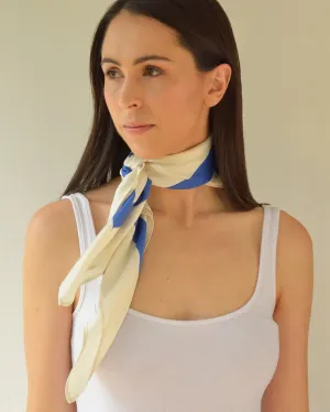 Castaway Blue Mind Silk Scarf