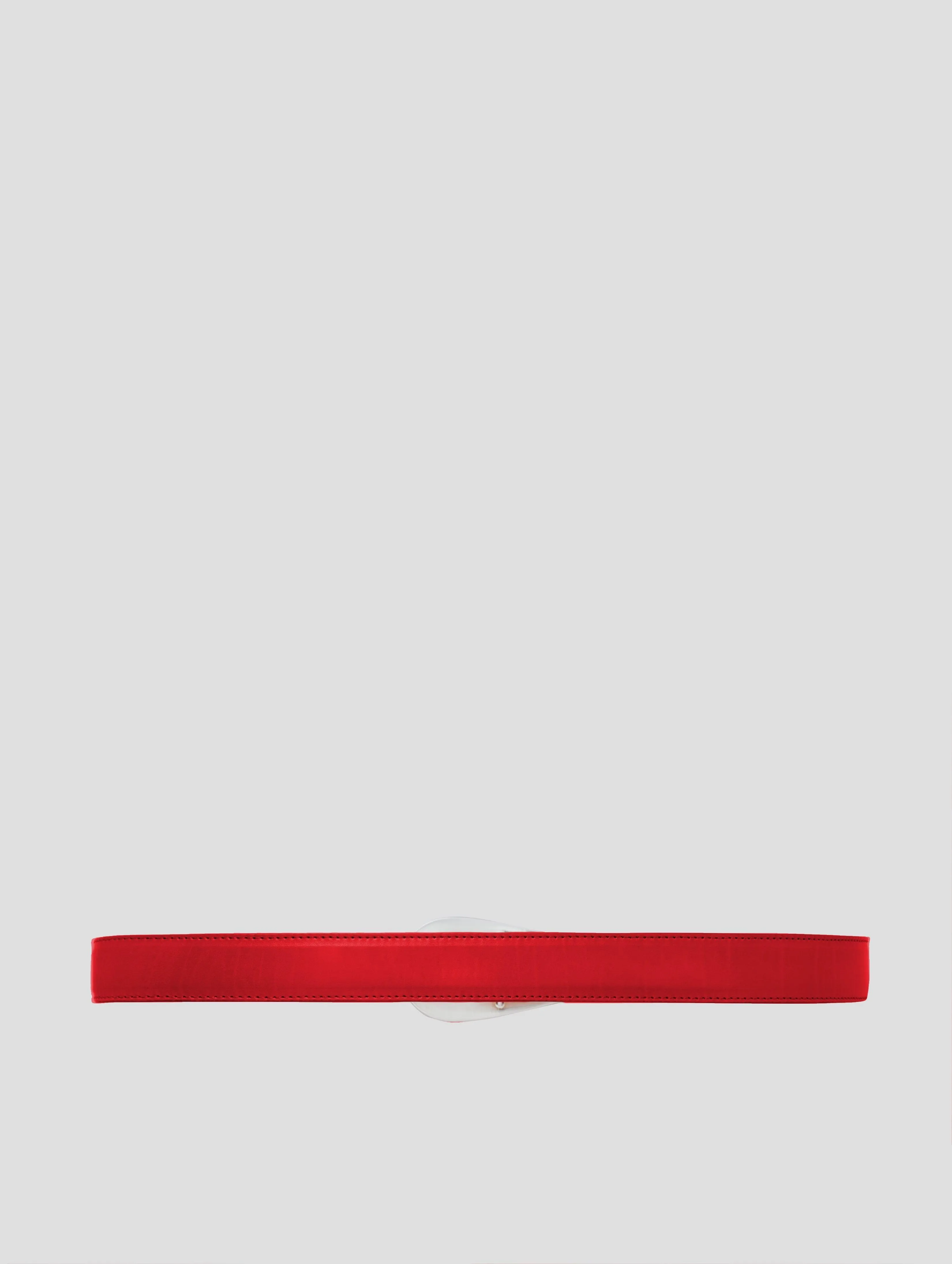 CAVALIERE MODERN WESTERN BELT IN RED CALFSKIN