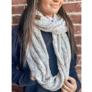 C.C. Flecked Infinity Scarf (2 colors)