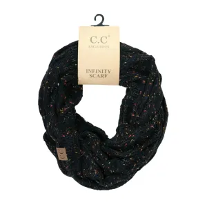 C.C. Flecked Infinity Scarf