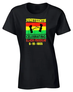 Celebrating black freedom t-shirt