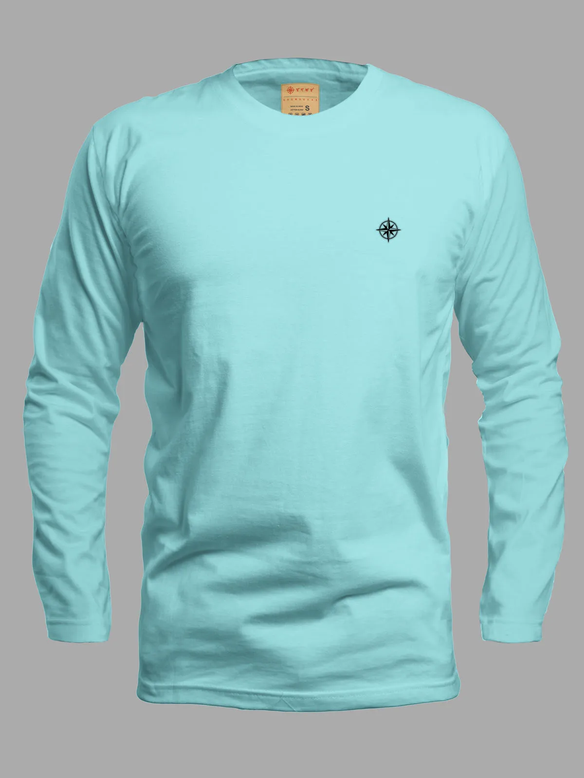 Celeste Blue | ACTION series | Full Sleeve T shirt for Men